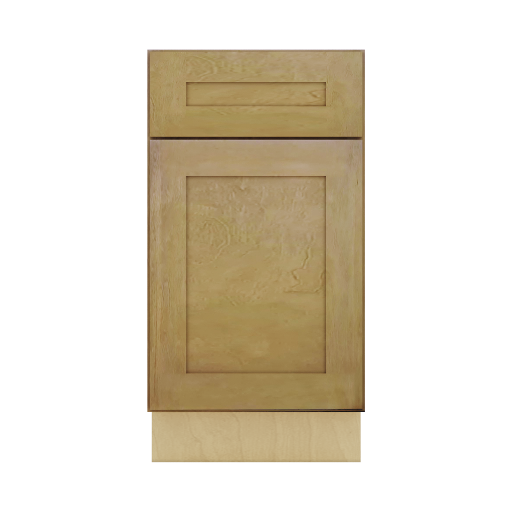 Modernform Cabinet Natural Shaker 18" W X 34 1/2" H X 21" D Base 1 Door/1 Drawer